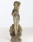 Composite Stone Figure of Venus Emerging from a Shell, England Mid 20th C.