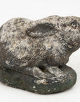 Composite Stone Rabbit or Bunny Garden Ornament, French 20th Century