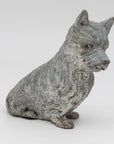 Scottish Terrier Cast Iron or Spelter Figurine, UK Early 20th C.