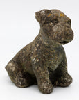 Reconsitituted Stone Puppy or Dog Garden Ornament, England Mid 20th C.