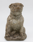 Composite Stone Bull Dog Garden Ornament, England 1970s