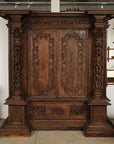 Monumental 18th Century Baroque Italian Walnut Armoire