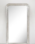 French Silver Gilt Louis Philippe Mirror, Late 19th C.