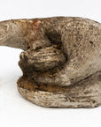 Reconstituted Stone Otter Garden Ornament, French Mid 20th C.