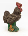 Polychrome Stone French Country Rooster, Mid 20th Century