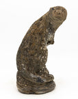 Reconstituted Stone Standing Otter Garden Ornament, French Mid 20th C.