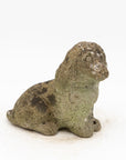 Vintage Reconstituted Stone Dog, English Mid 20th C.