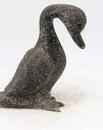 Spelter Zinc Duck with Glass Eyes, England Early 20th C.