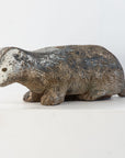Reconstituted Stone Badger Garden Ornament, England 1960s