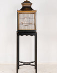 Regency Style Tole Birdcage on Stand, USA, 20th Century