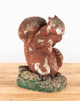 Reconstituted Stone Squirrel Garden Ornament, England 20th Century