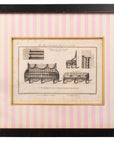 Bench with Arm Rests, 1780-96, Reproduction Print C. 2005