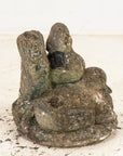 Concrete Duck and Ducklings Garden Ornament, French 20th Century