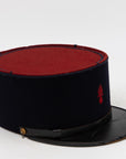 Vintage French Military Academy Officers Hat, Mid Century