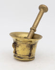 Antique Vintage Brass Mortar and Pestle