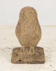 Vintage Stone Owl Garden Ornament