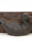 Cast Iron Toy Duck Mold, England 1950s