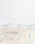 Rene Drouet French Bistro Chairs, Mid 20th Century, Pair