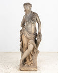 Large Winter Goddess of the Four Seasons Garden Figure, Italy, Late 20th C.
