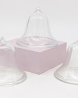 Set of 3 Glass Garden Cloches, English Mid 20th c.