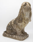 Cast Stone Blood Hound Dog Garden Ornament