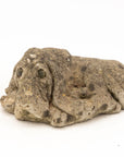Reconstituted Stone Dog Hound Garden Ornament, 20th Century