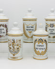 Set of Seven Mid 20th Century French Provence Apothecary Jars