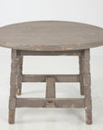 Early 20th Century Painted Gray Low Table
