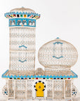 Polychrome Wire Birdcage, French 20th-Century