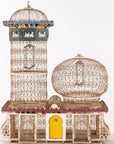Polychrome Wire Birdcage, French 20th-Century