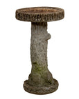 Faux Bois Bird Bath