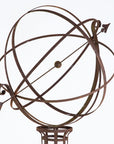 English Mid-20th Century Iron Armillary Sphere on Stand