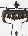 Wrought Iron Latten Bell Stand, Three Tier, English Late 19th C.