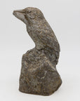 Reconstituted Stone Raven, English Mid 20th C.