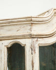 Early 19th century Swedish Vitrine White Painted Pine