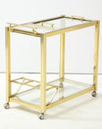 Mid 20th Century French Brass Trolley
