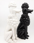 Pair Composite Poodles, Late 20th Century