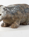 Reconstituted Stone Badger Garden Ornament, England 1960s