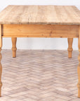 Vintage Pine Farmhouse Table, USA 1960s