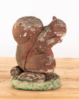 Reconstituted Stone Squirrel Garden Ornament, England 20th Century