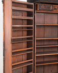 Black Swedish Cupboard or Kitchen Cabinet, Sweden Late 18th C.