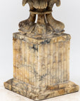 Carved Marble Shaped Neoclassical Urn, Italy 19th Century