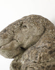 Cast Stone Elephant Garden Statue, France Mid 20th C.