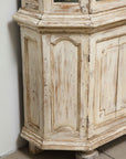 Early 19th century Swedish Vitrine White Painted Pine