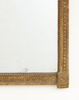 Mirror with lovebird crown