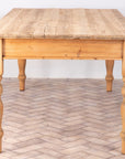 Vintage Pine Farmhouse Table, USA 1960s