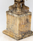 Carved Marble Shaped Neoclassical Urn, Italy 19th Century