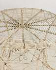 Victorian Style White Wirework Pair of Chairs and Cafe Table, France 1960