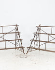 Scrollwork Four Tier Iron Plant Stand or Etagere, England Mid 20th Century