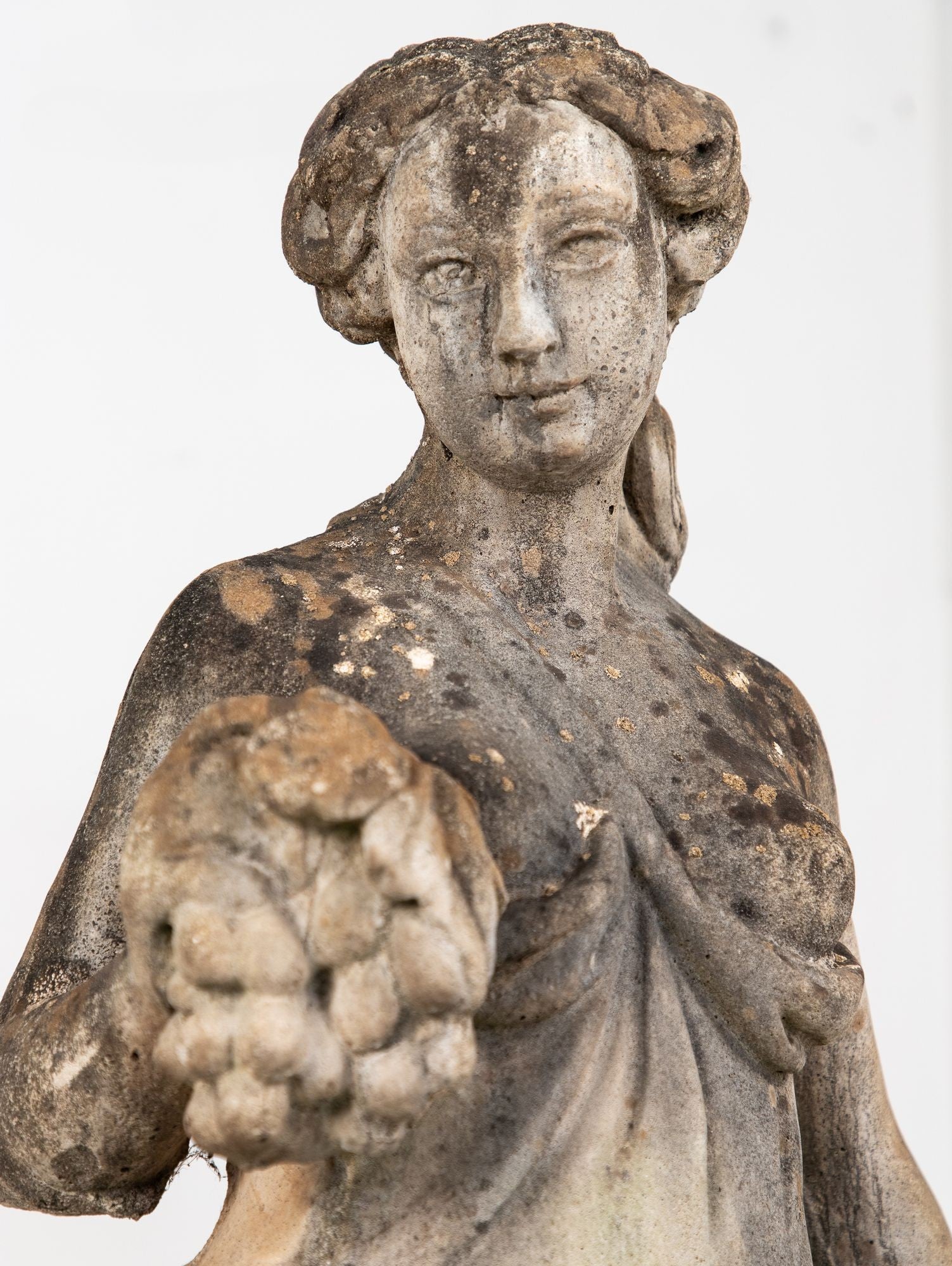 Large Autumn Goddess of the Four Seasons Garden Figure, Italy, Late 20th C.